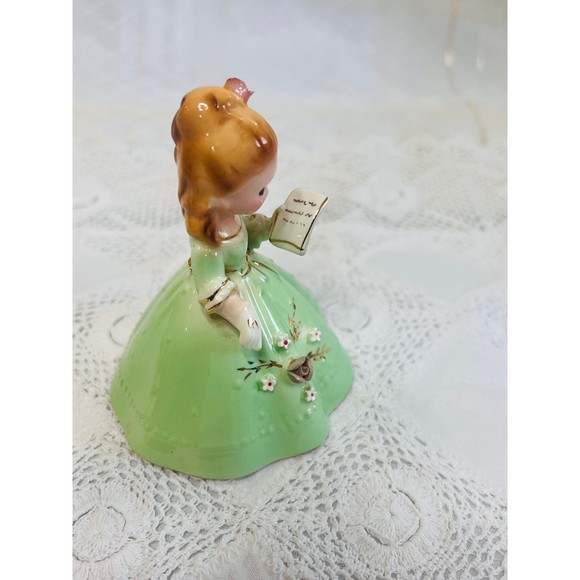 VTG Josef Originals BELLE of the Month, Bell of the Ball, Ceramic Bell Figurine - Picture 4 of 8